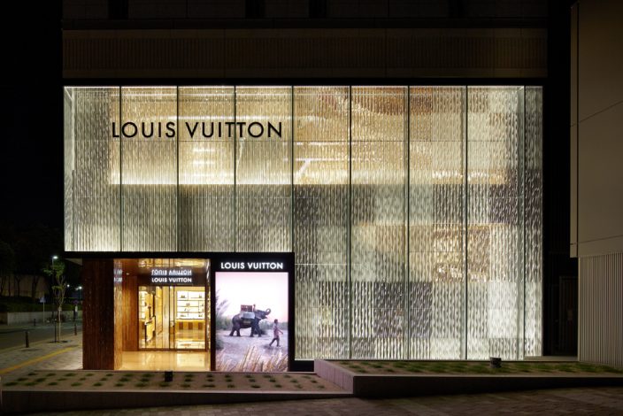 Louis Vuitton women's pop-up store in Hong Kong at in Landmark